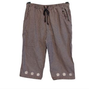 M Daisy/Checkered Capris 6322